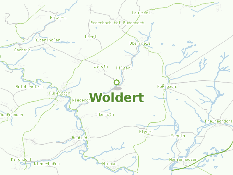 Karte von Woldert