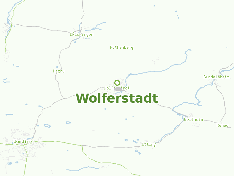 Karte von Wolferstadt