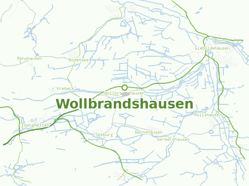 Karte von Wollbrandshausen