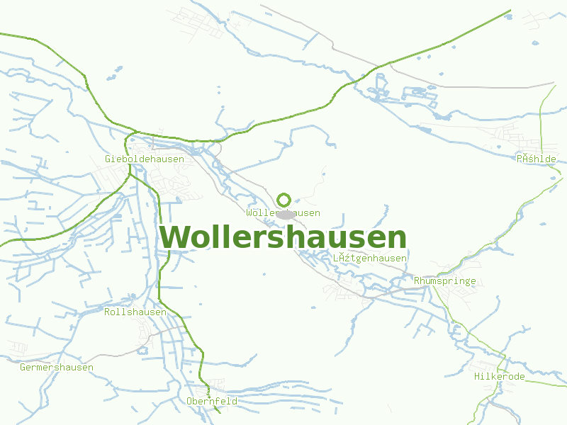Karte von Wollershausen