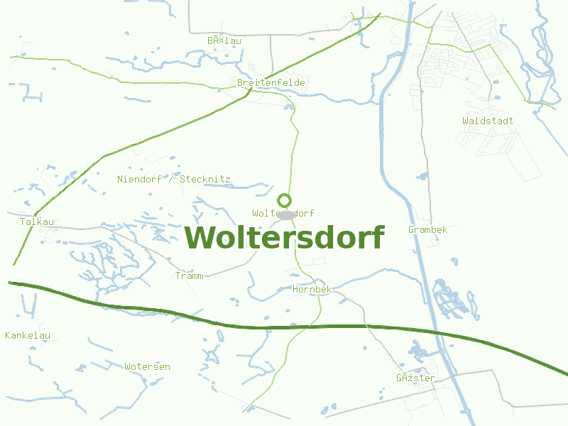 Karte von Woltersdorf