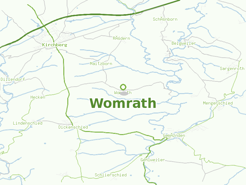 Karte von Womrath
