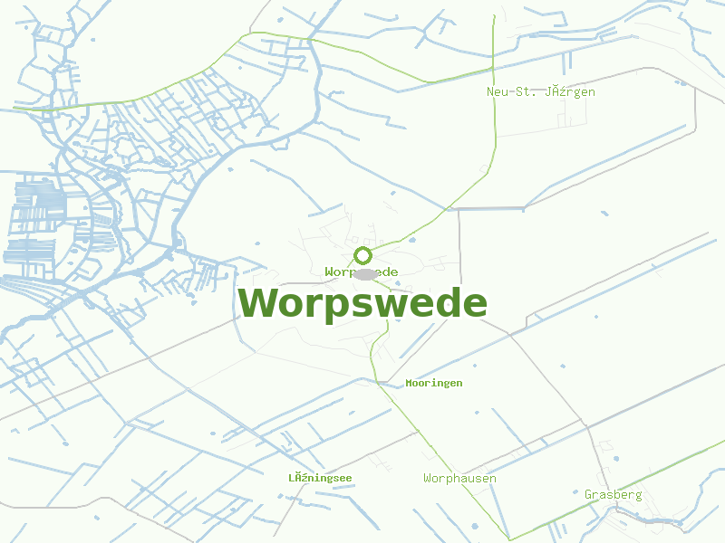 Karte von Worpswede