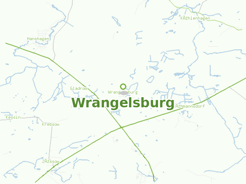 Karte von Wrangelsburg