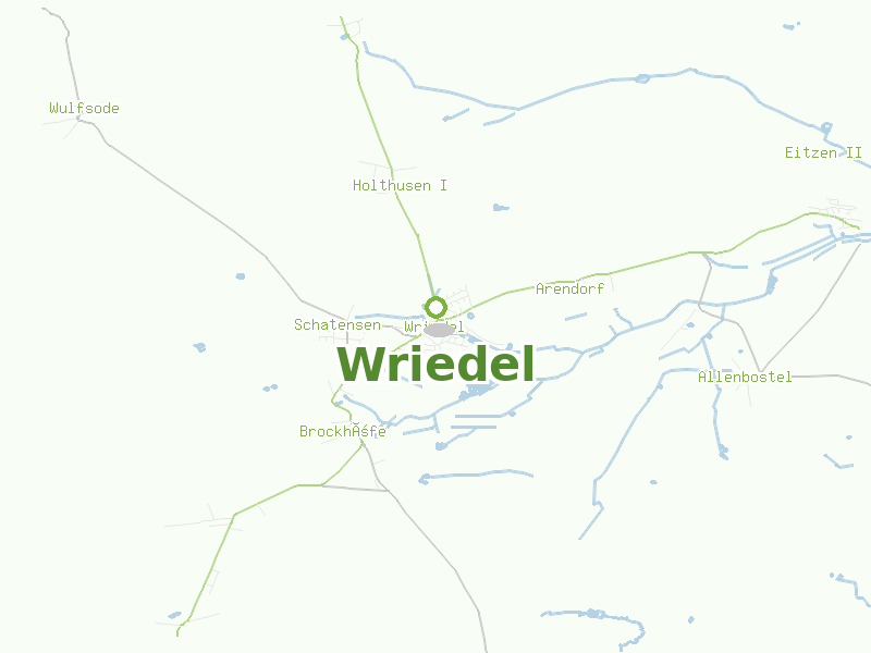 Karte von Wriedel