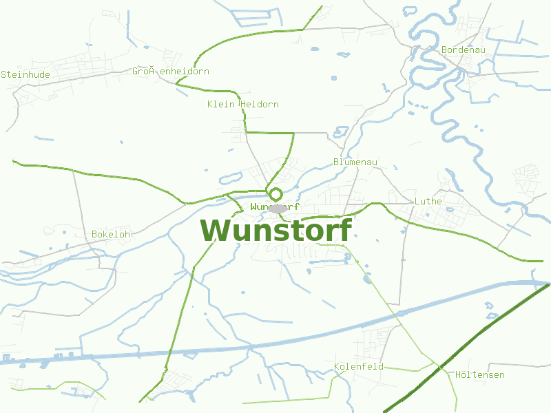 Karte von Wunstorf