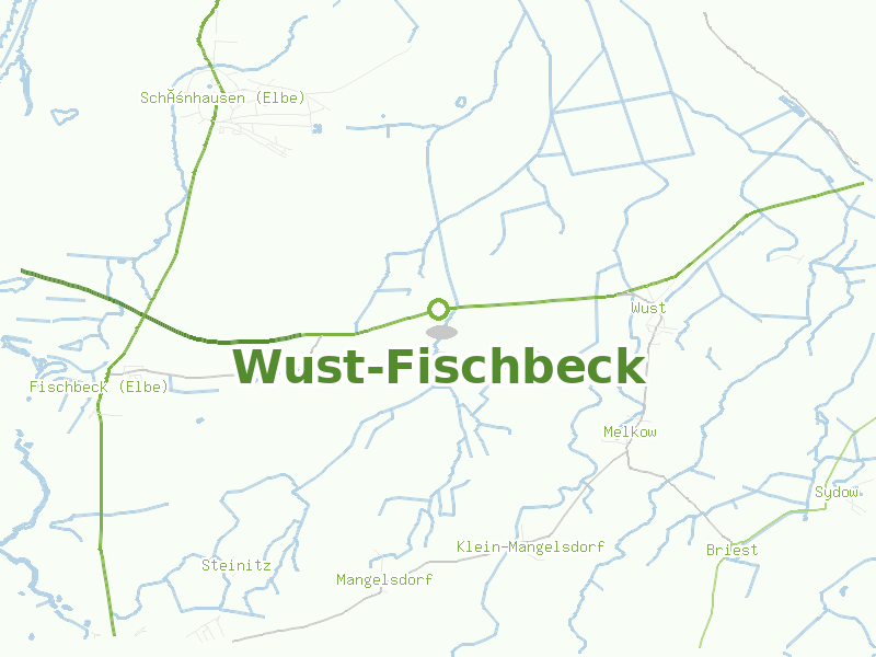 Karte von Wust-Fischbeck