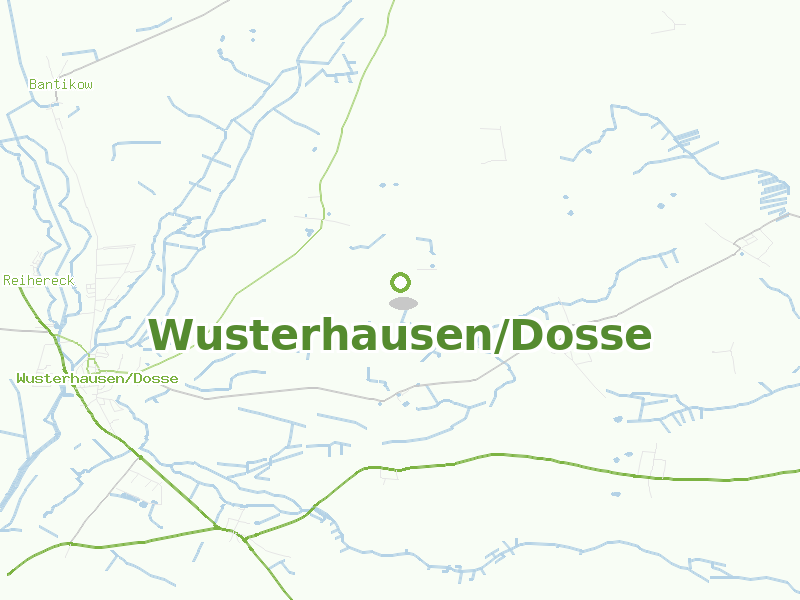 Karte von Wusterhausen/Dosse