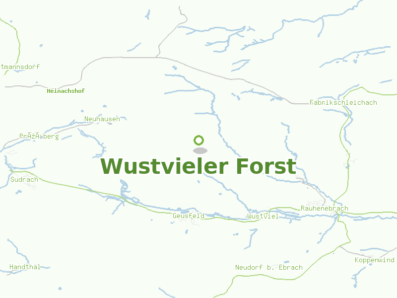 Karte von Wustvieler Forst