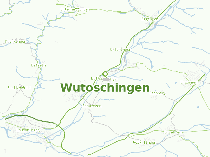 Karte von Wutoschingen