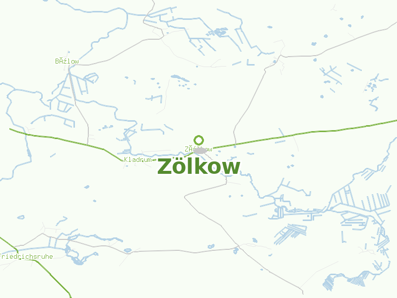 Karte von Zölkow