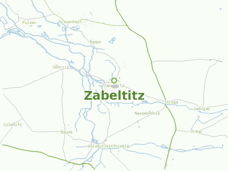 Karte von Zabeltitz
