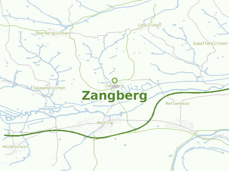Karte von Zangberg