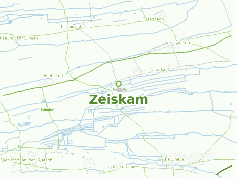 Karte von Zeiskam