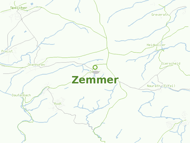 Karte von Zemmer