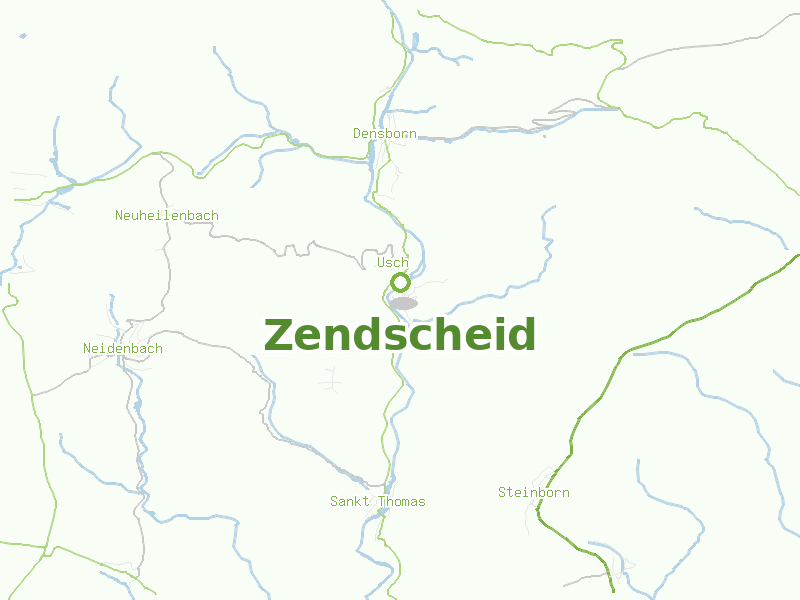 Karte von Zendscheid