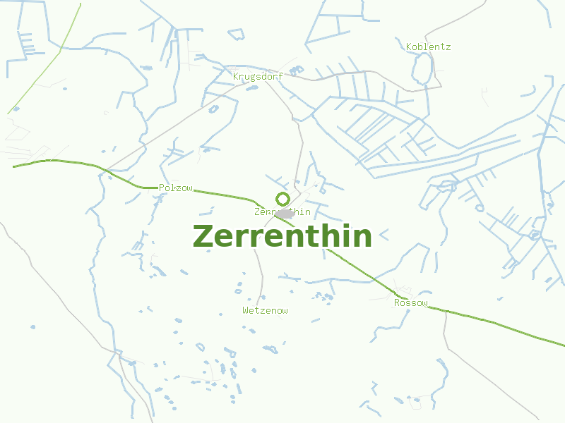 Karte von Zerrenthin