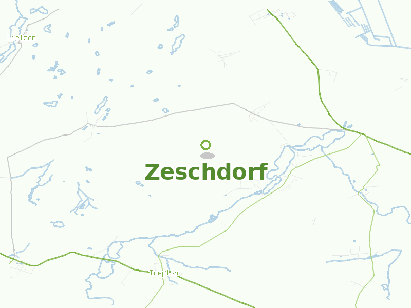Karte von Zeschdorf
