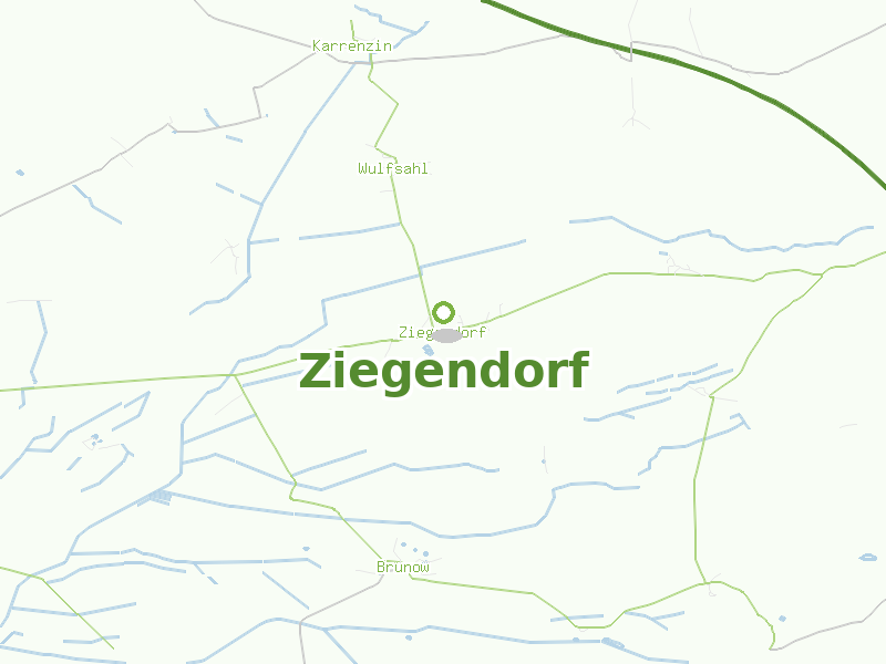 Karte von Ziegendorf