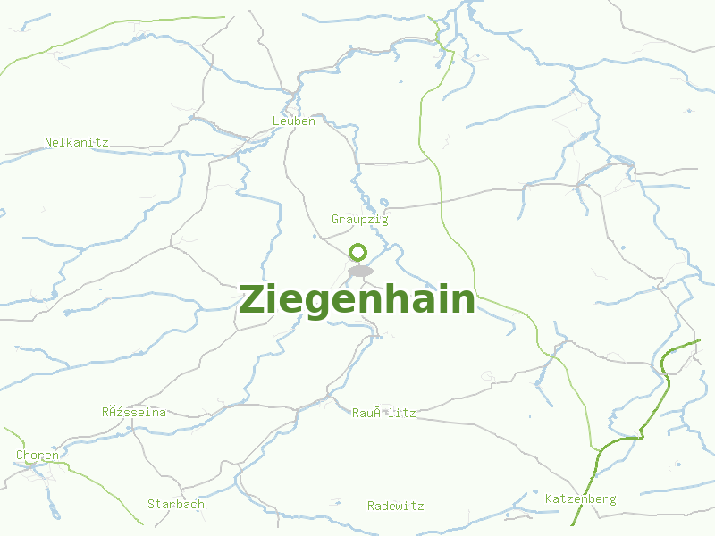 Karte von Ziegenhain