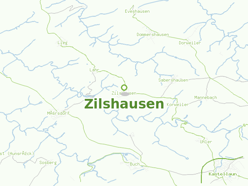 Karte von Zilshausen