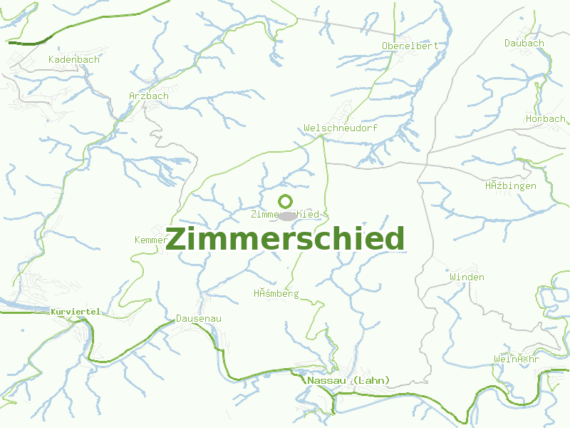 Karte von Zimmerschied