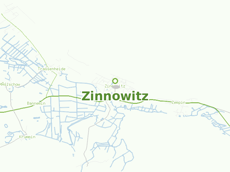 Karte von Zinnowitz