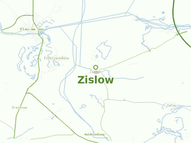 Karte von Zislow