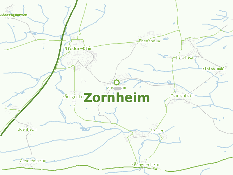 Karte von Zornheim