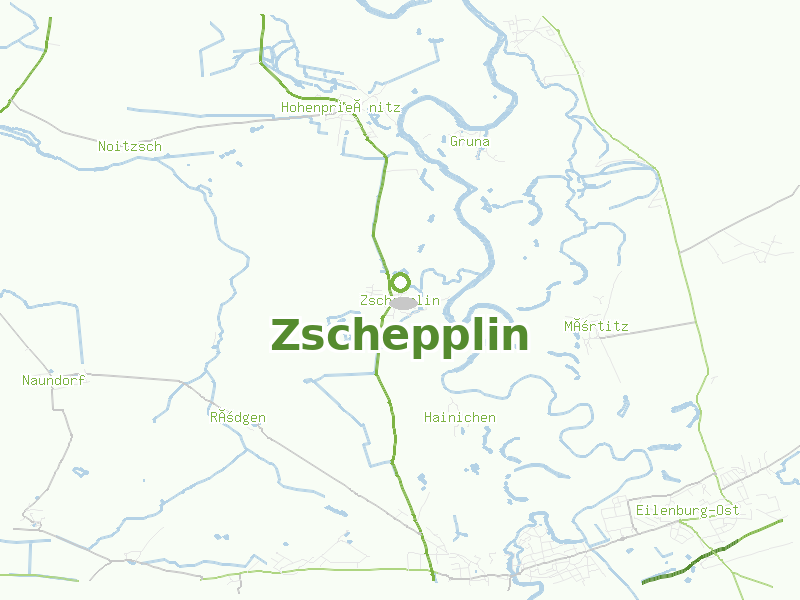 Karte von Zschepplin